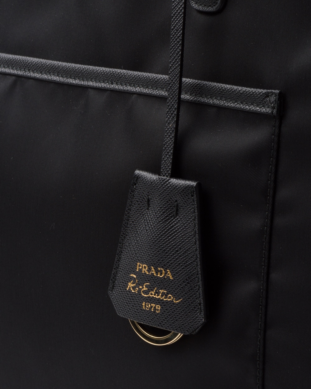 Prada Re-Edition 1978 Large Re-Nylon and Saffiano Leather Tote Bag - Image 3